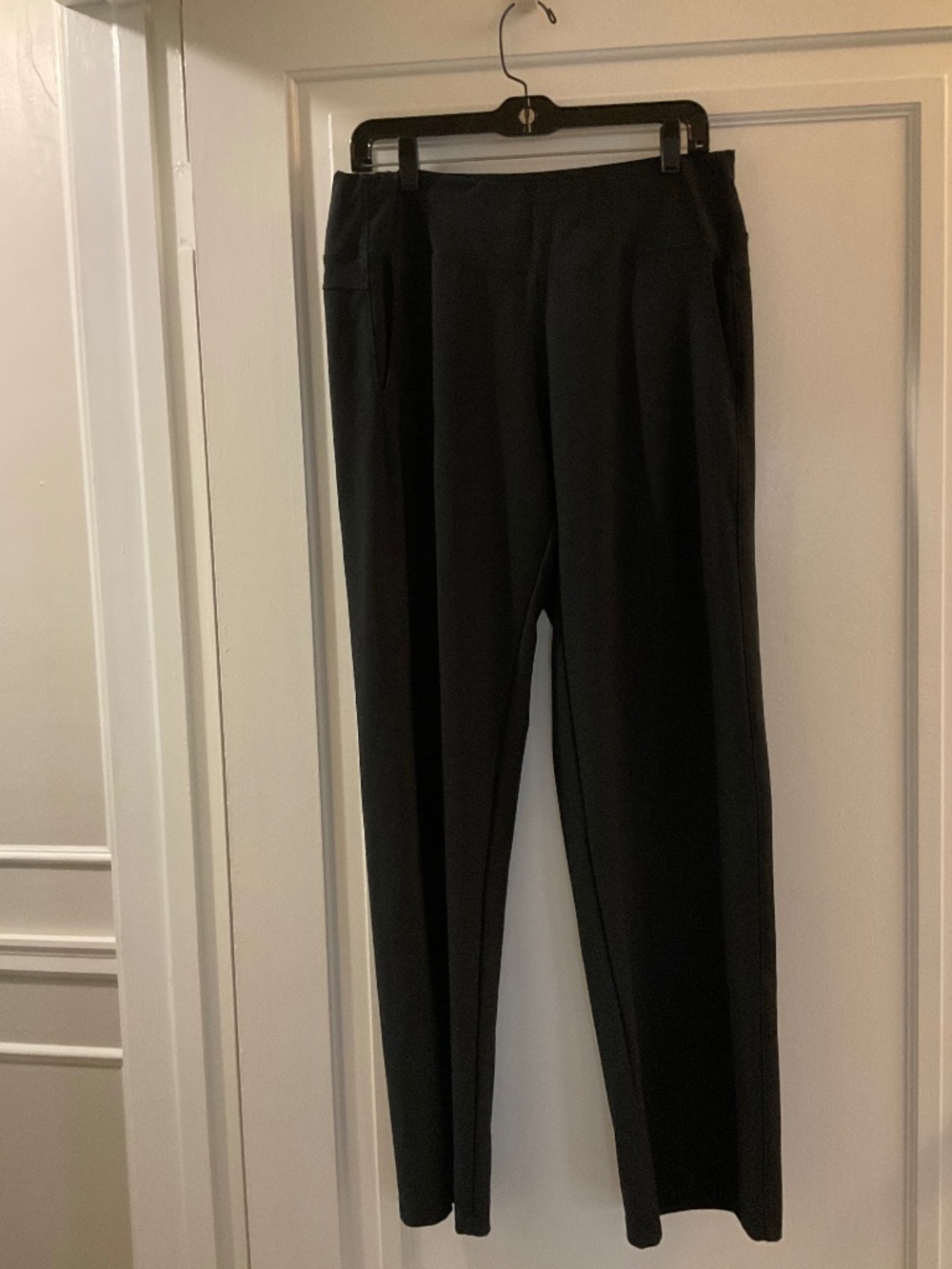 KiraGrace Pants Womens large tall  Black Wide Leg Yoga Athletic Lounge